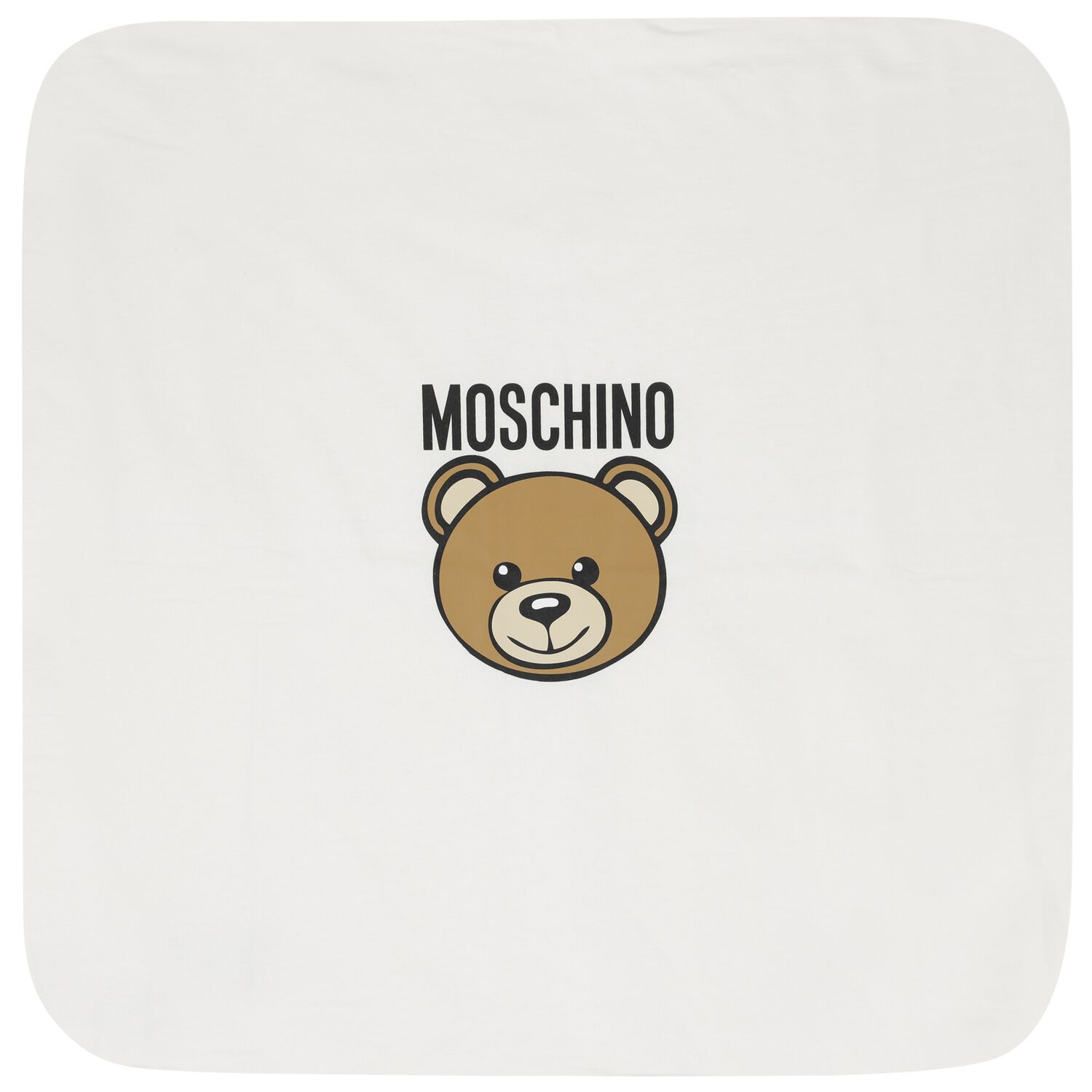 Ivory Teddy Bear Logo Baby Blanket, 1, hi-res image number null
