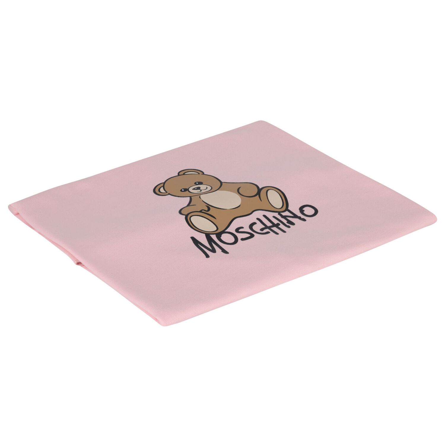 Baby Girls Pink Teddy Bear Logo Blanket, 2, hi-res