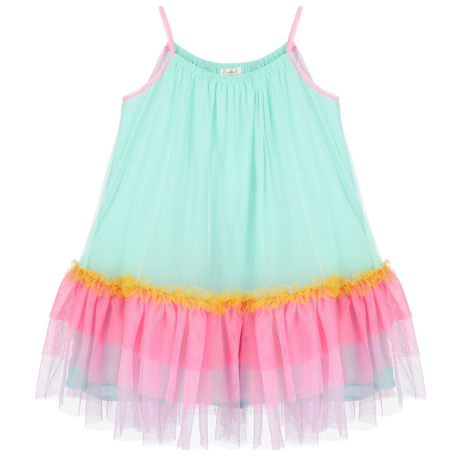 Girls Multi-Colored Tulle Dress, 1, hi-res