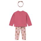 Younger Girls Pink Leggings Set, 2, hi-res