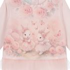Baby Girls Pink Bunnies Babygrow, 1, hi-res