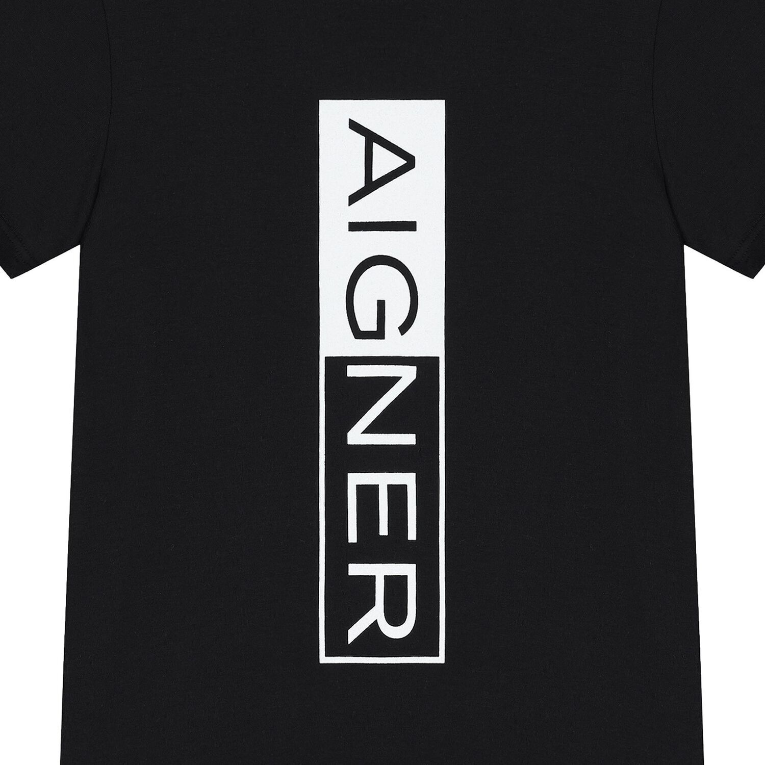 Boys Black Logo T-Shirt, 1, hi-res image number null