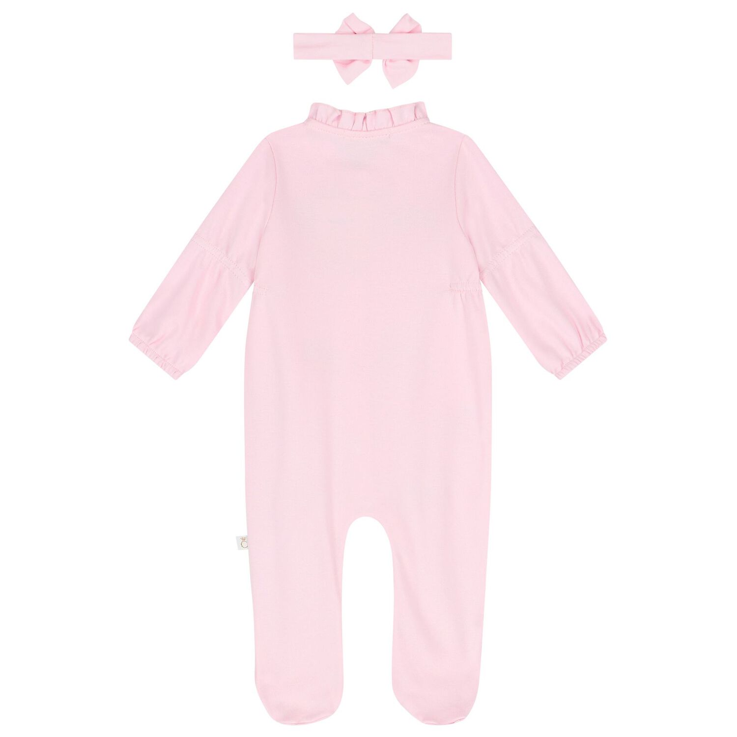 Baby Girls Pink Roses Babygrow Set, 1, hi-res