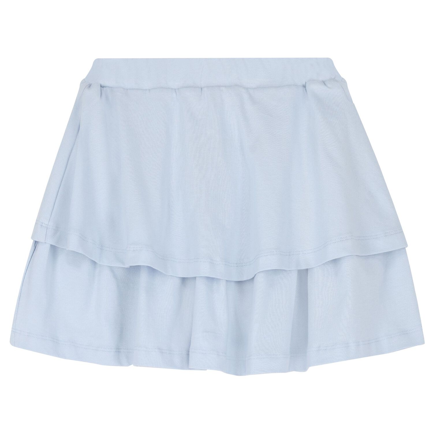 Girls White & Blue Embellished Skirt Set, 1, hi-res image number null