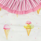Girls White Ice Creams Swimsuit, 2, hi-res