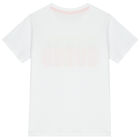 Boys White Logo T-Shirt, 2, hi-res