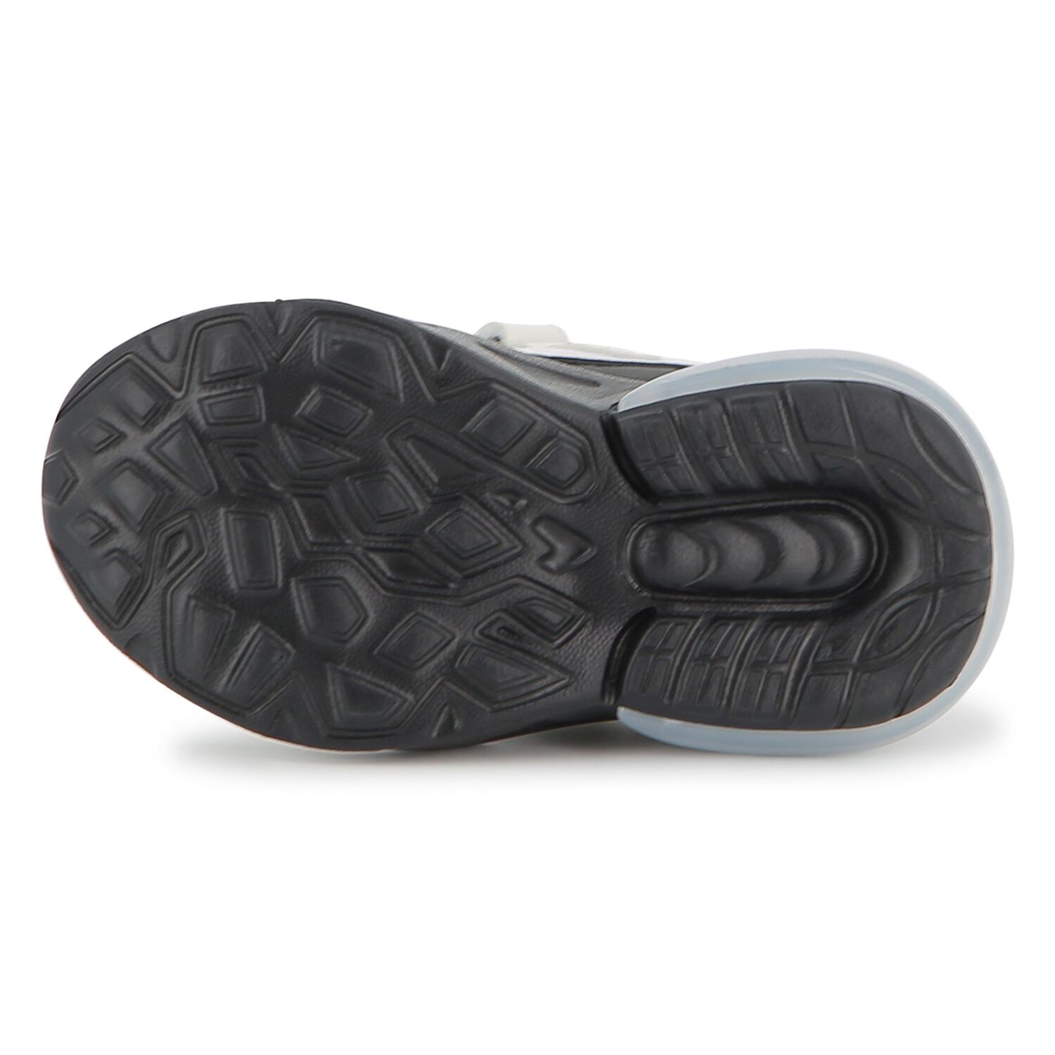 Boys White Logo Trainers, 1, hi-res