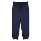 Boys Navy Blue Logo Joggers, 1, hi-res