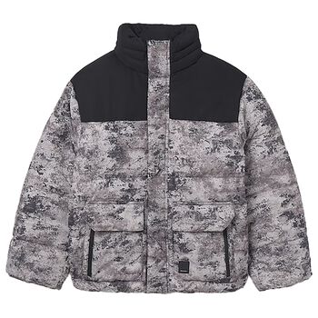 Boys Black & Grey Padded Jacket 