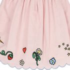 Girls Pink Flower Skirt, 1, hi-res