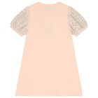 Girls Pink Bag Logo Dress, 3, hi-res