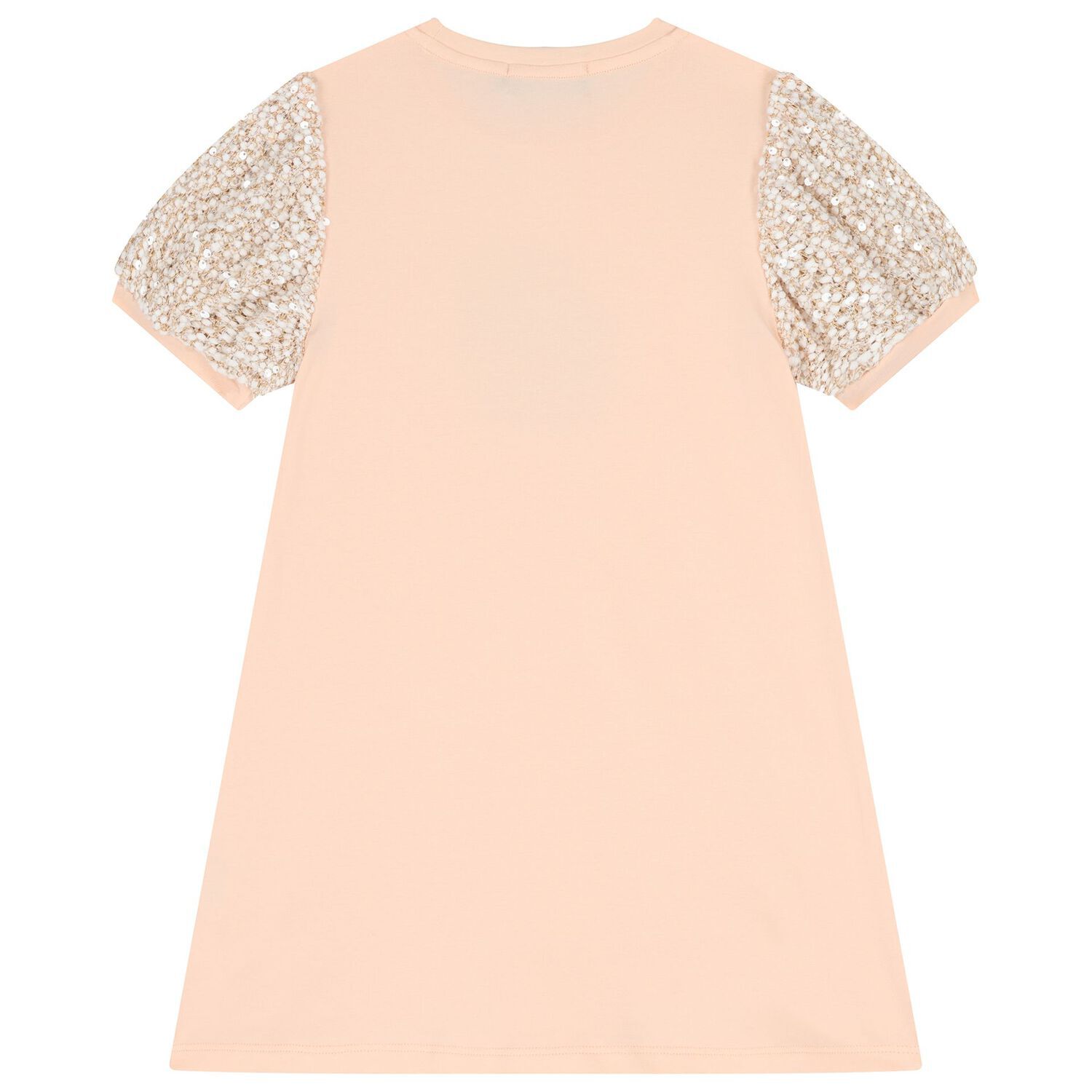 Girls Pink Bag Logo Dress, 3, hi-res