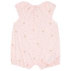 Baby Girls Pink Romper, 1, hi-res