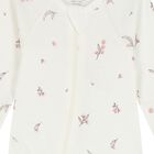 Baby Girls White & Pink Babygrows ( 2 Pack ), 1, hi-res