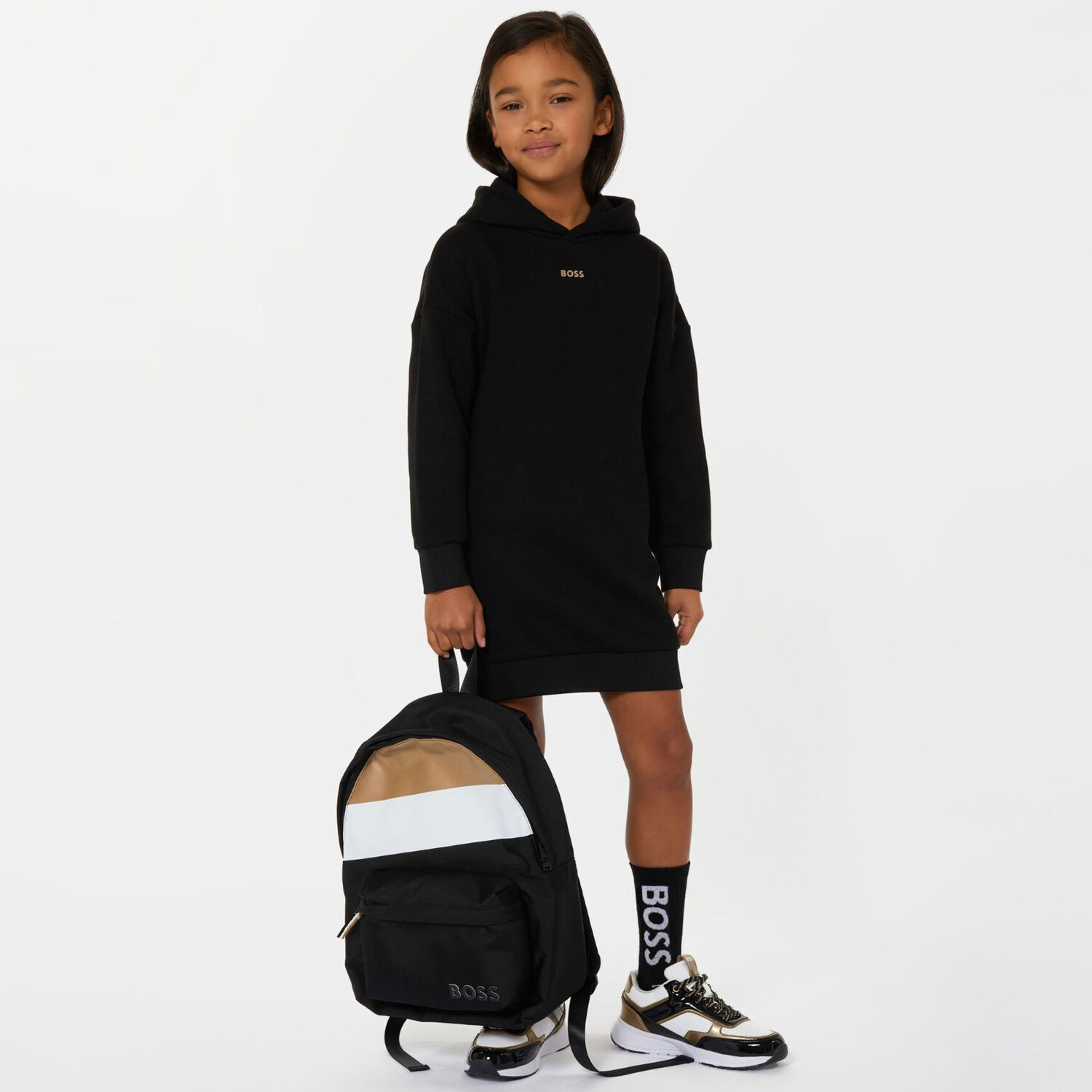 Black Logo Backpack, 1, hi-res image number null