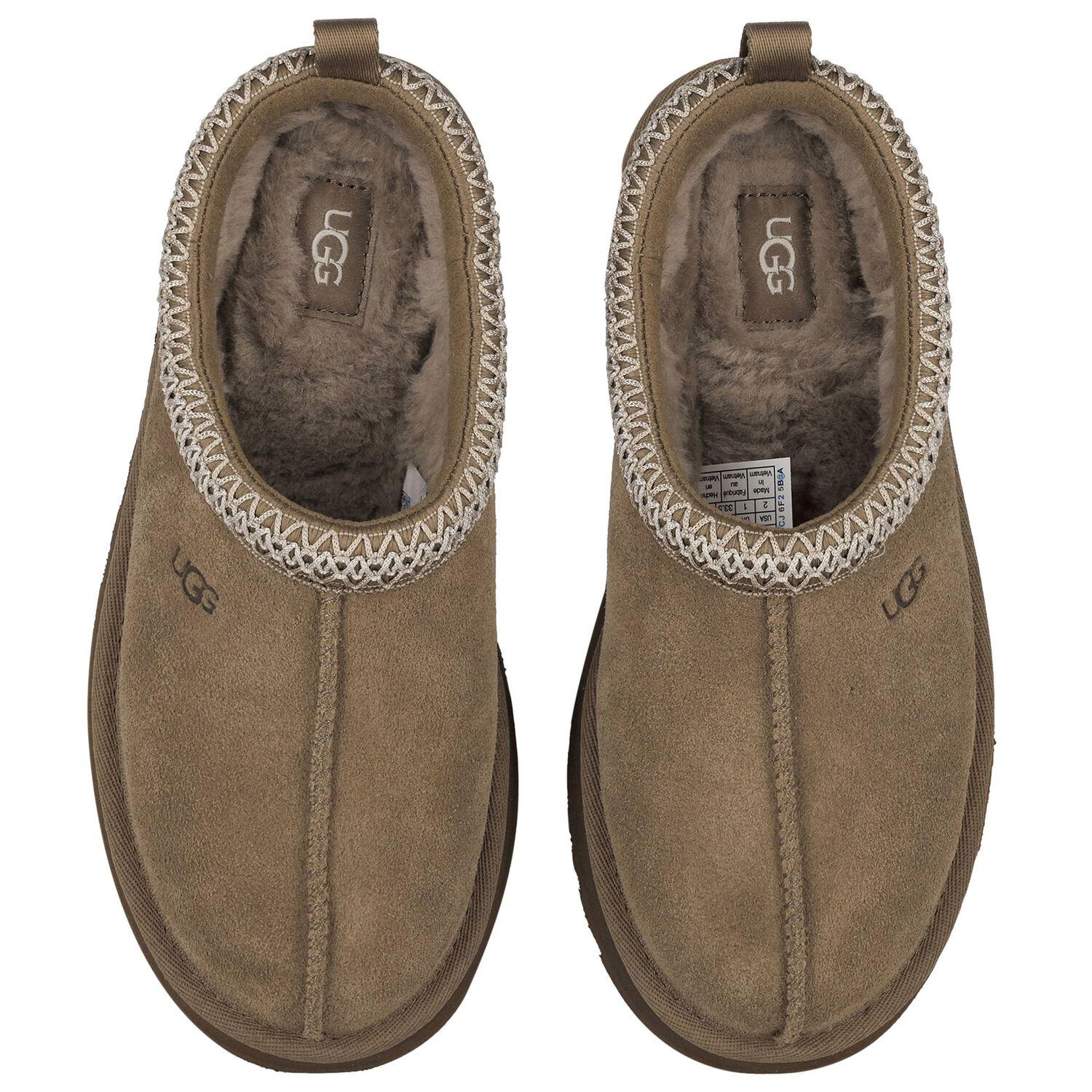 Light Bronze Tazz Suede Mules, 3, hi-res