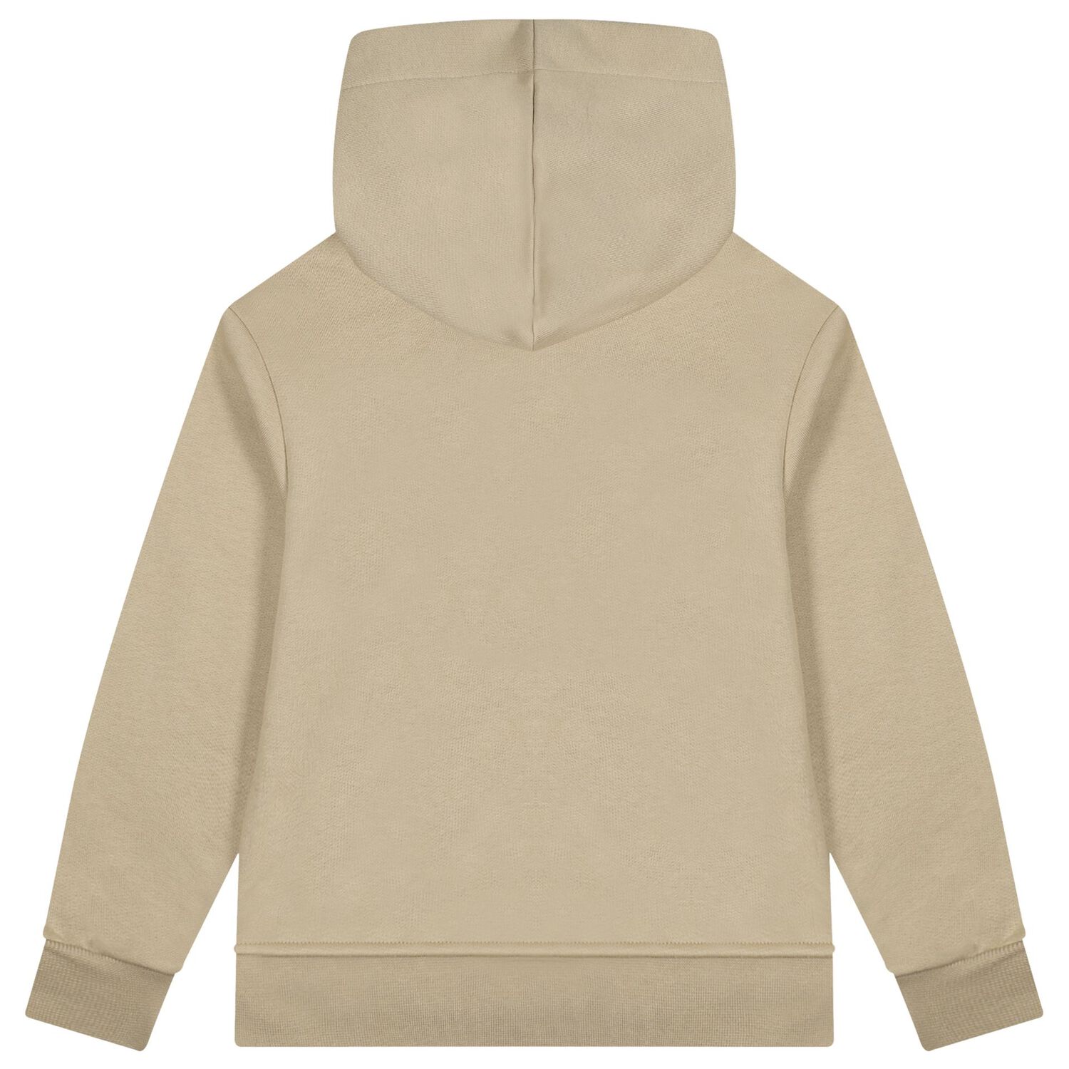 Beige & Black Logo Hooded Top, 4, hi-res