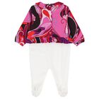 Baby Girls Multi-Coloured Orchidee Babygrow Set, 1, hi-res