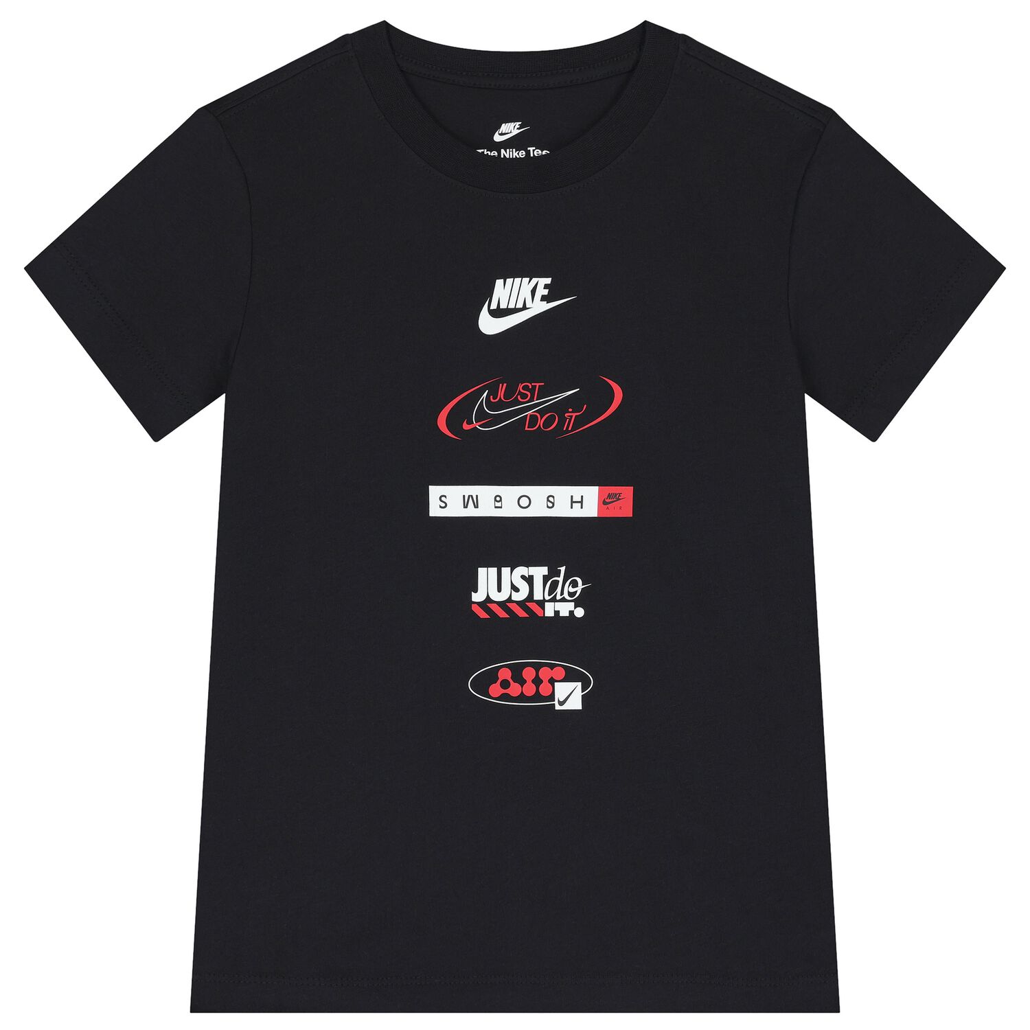 Black Air Max Logo T-Shirt, 1, hi-res