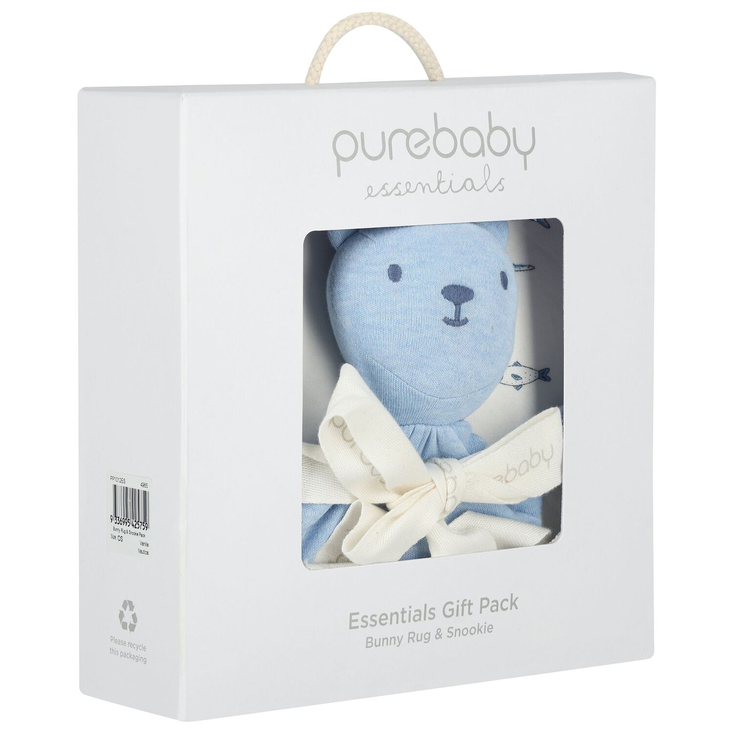 Baby Boys White & Blue Comforter & Blanket Gift Set, 3, hi-res image number null