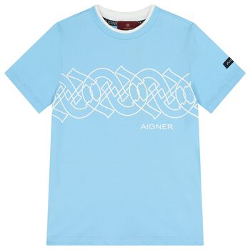 Boys Blue Logo T-Shirt