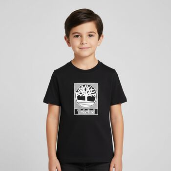 Boys Black Logo T-Shirt