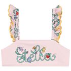 Girls Pink Logo Flower Bikini, 1, hi-res