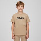 Beige Logo T-Shirt, 3, hi-res