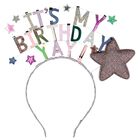 Girls Multi-Colored Birthday Headband, 1, hi-res