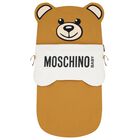 Beige Teddy Bear Logo Baby Nest, 1, hi-res