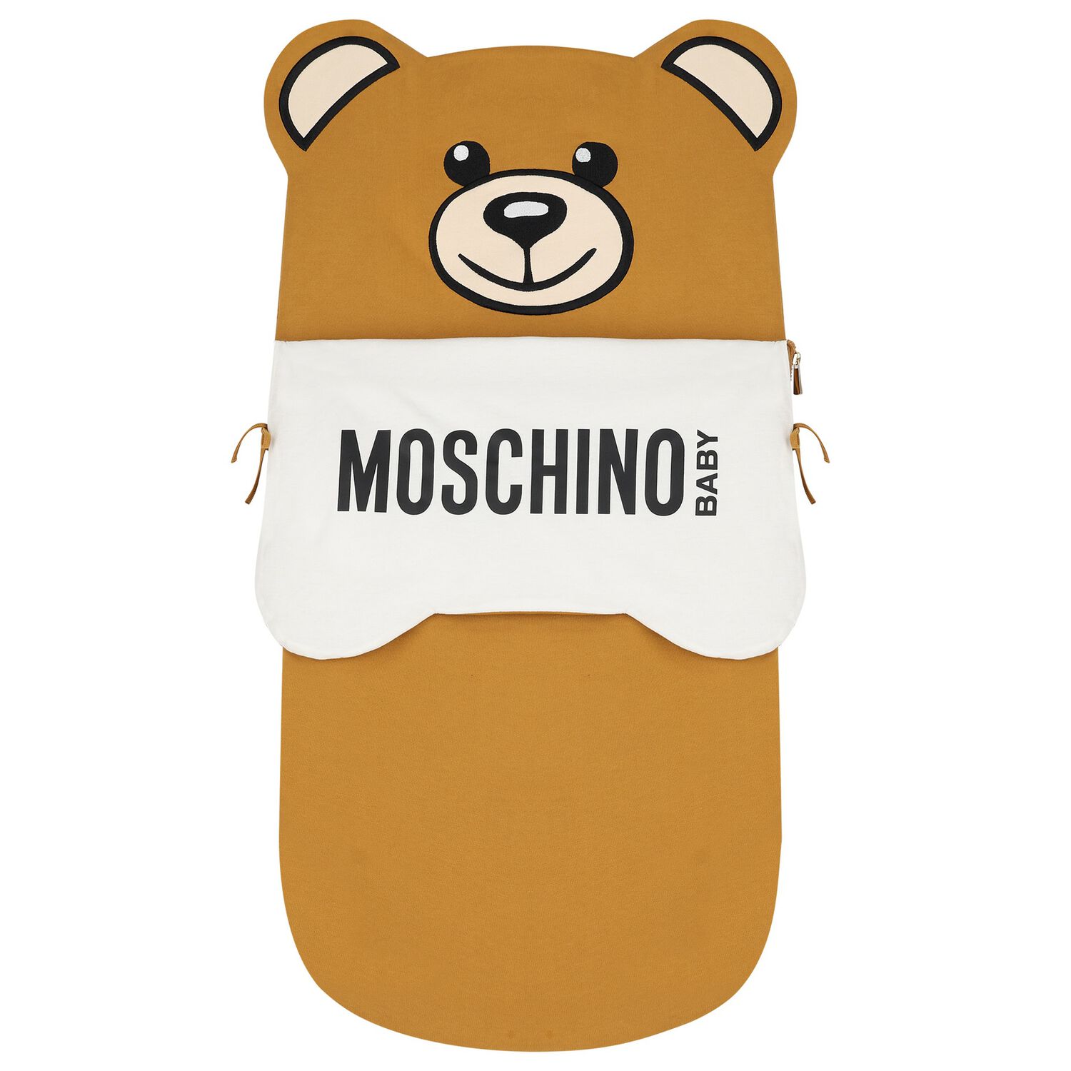 Beige Teddy Bear Logo Baby Nest, 1, hi-res image number null