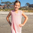 Girls Pink Knitted Dress, 1, hi-res