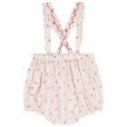 Baby Girls Ivory & Pink Floral Babysuit Set, 1, hi-res