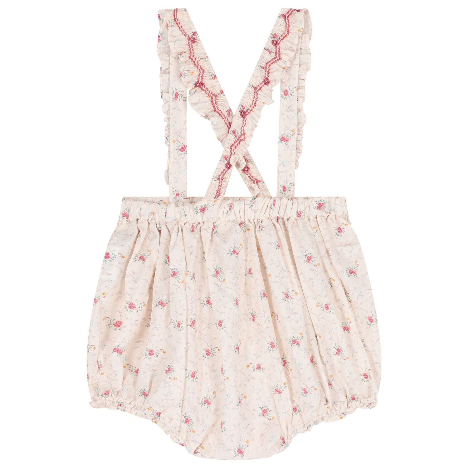 Baby Girls Ivory & Pink Floral Babysuit Set, 1, hi-res image number null
