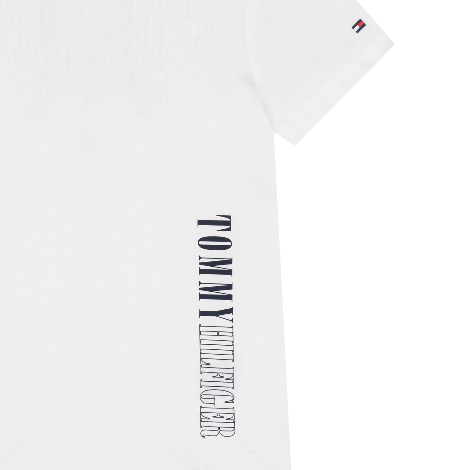 Boys White Logo T-Shirt, 2, hi-res