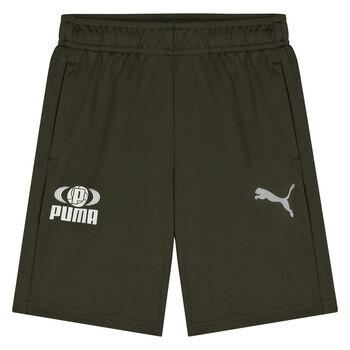 Boys Green Logo Shorts