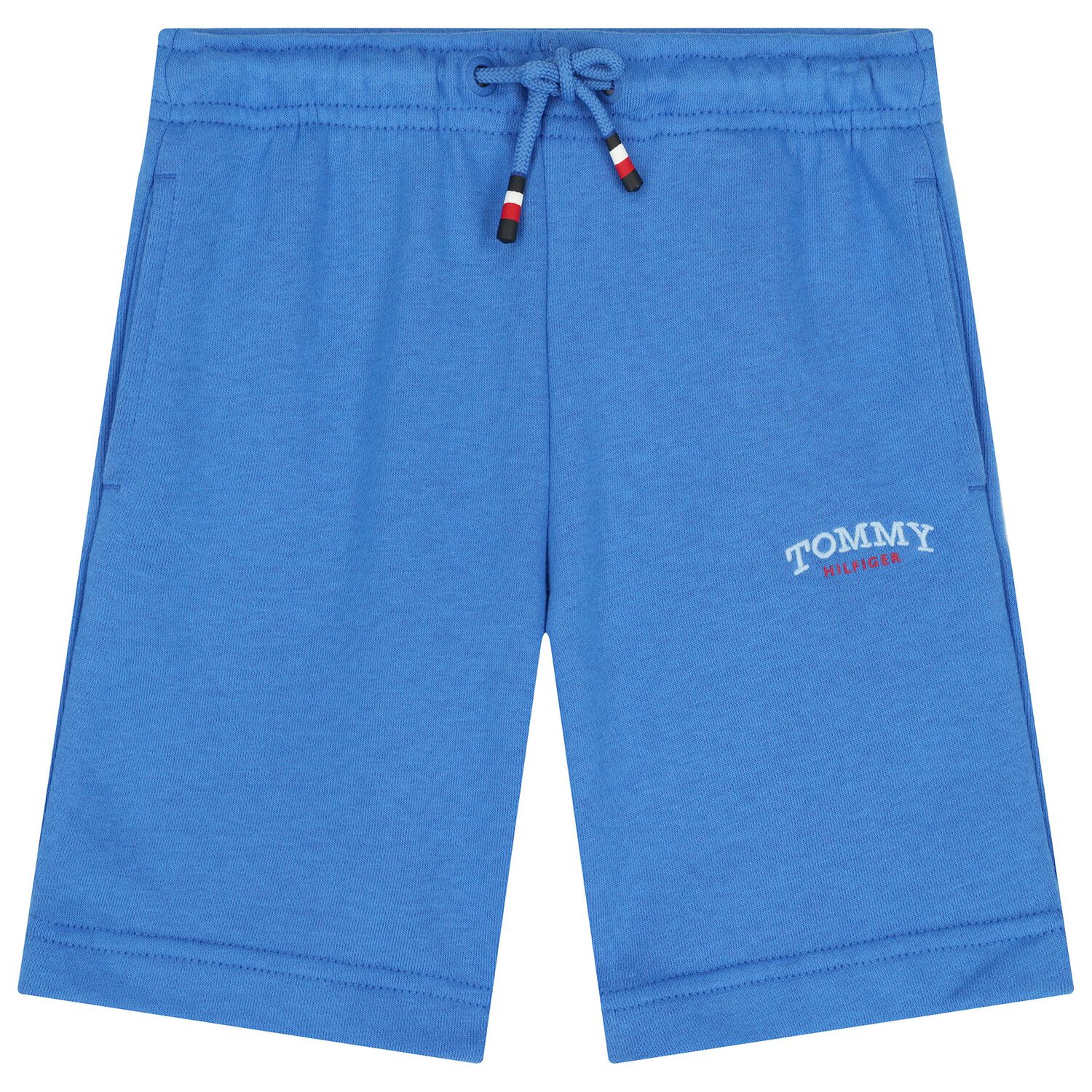 Boys Navy Blue Logo Shorts, 2, hi-res