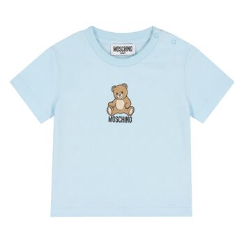 Younger Blue Teddy Bear Logo T-Shirt