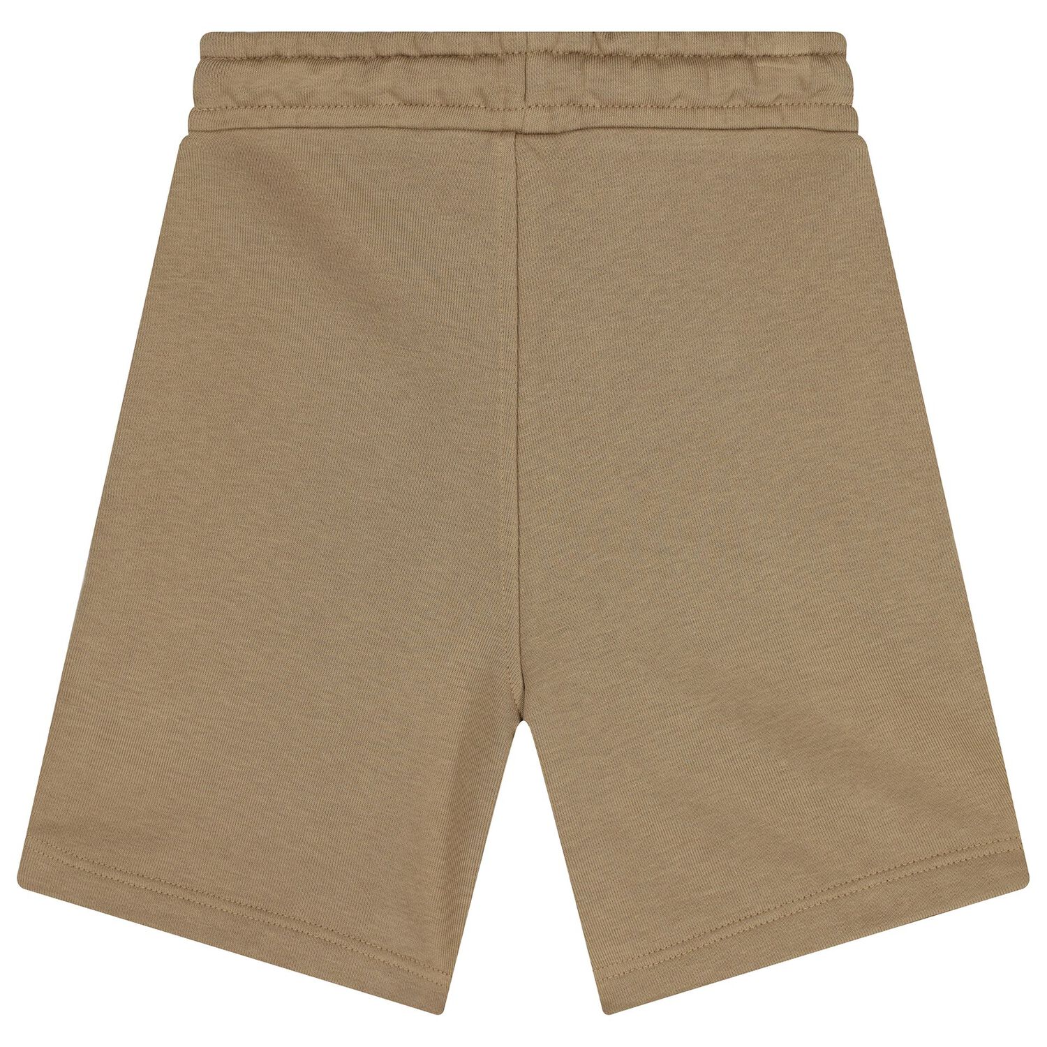 Boys Beige Logo Shorts, 3, hi-res