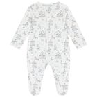 Baby Boys Blue & White Carousel Babygrow Gift Set (3 Piece), 1, hi-res