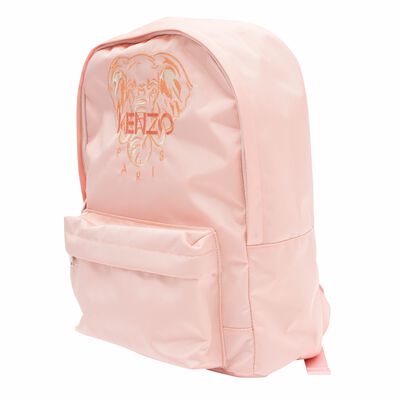 Girls Pink Elephant Backpack