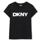 Girls Mini Me Black Logo T-Shirt, 1, hi-res