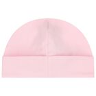 Baby Girls Pink Logo Hat, 1, hi-res