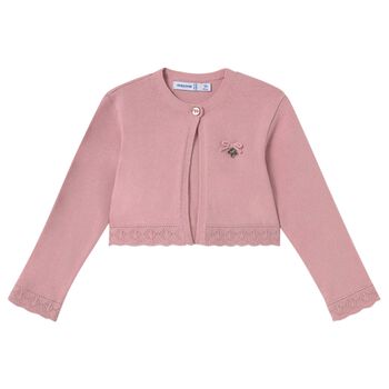 Younger Girls Pink Cardigan