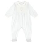 Classic White Babygrow, 1, hi-res