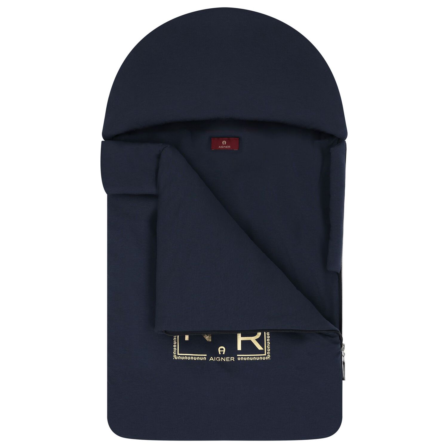 Baby Boys Navy Blue & Gold Logo Nest, 3, hi-res