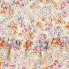 Girls Ivory Floral Embroidered Playsuit, 1, hi-res