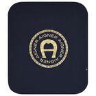 Baby Boys Navy Blue Logo Blanket, 3, hi-res