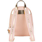 Girls Pink Logo Backpack, 1, hi-res