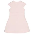 Girls Pink Crepe Dress, 1, hi-res